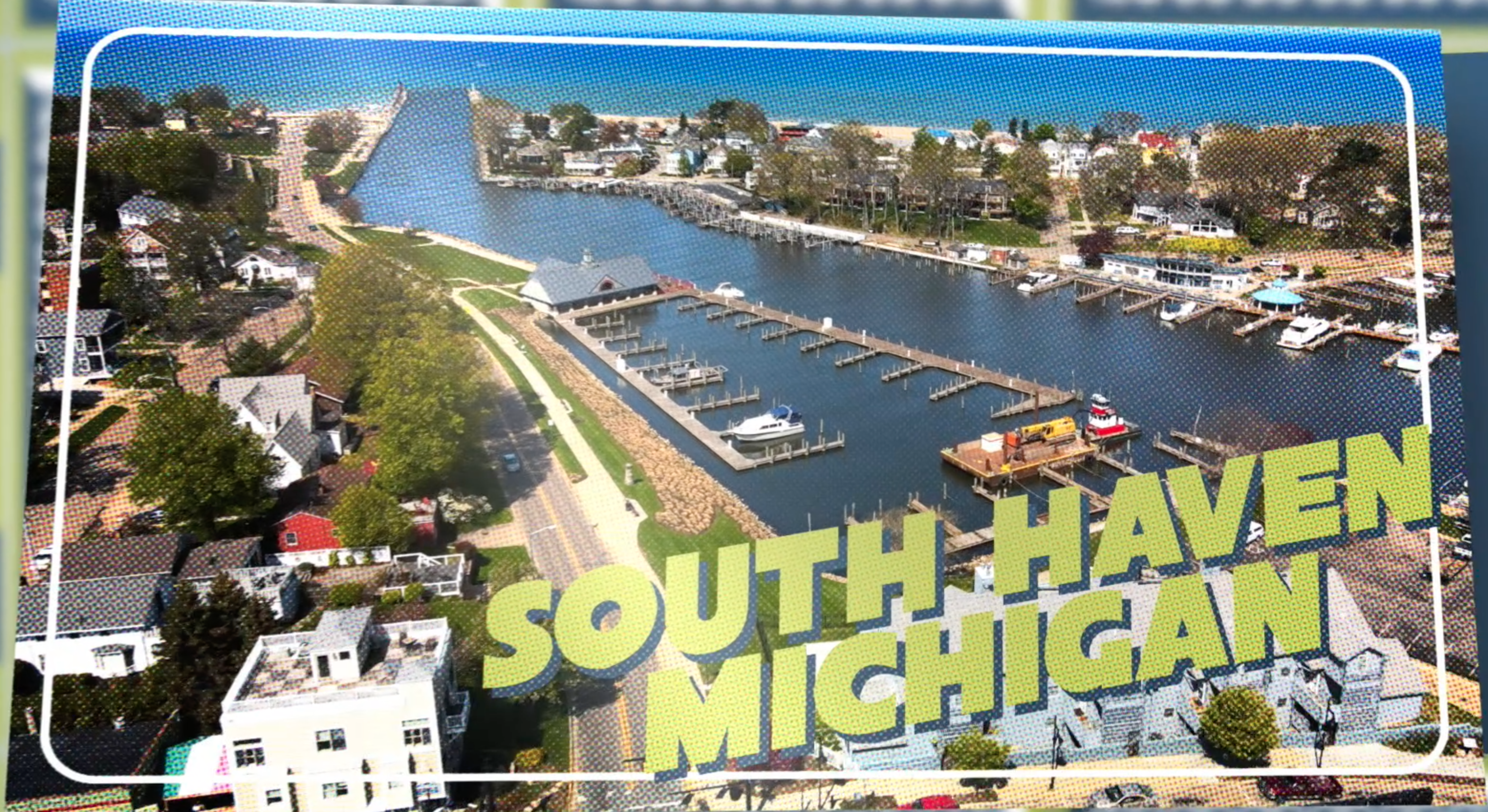 south haven michigan aerial view