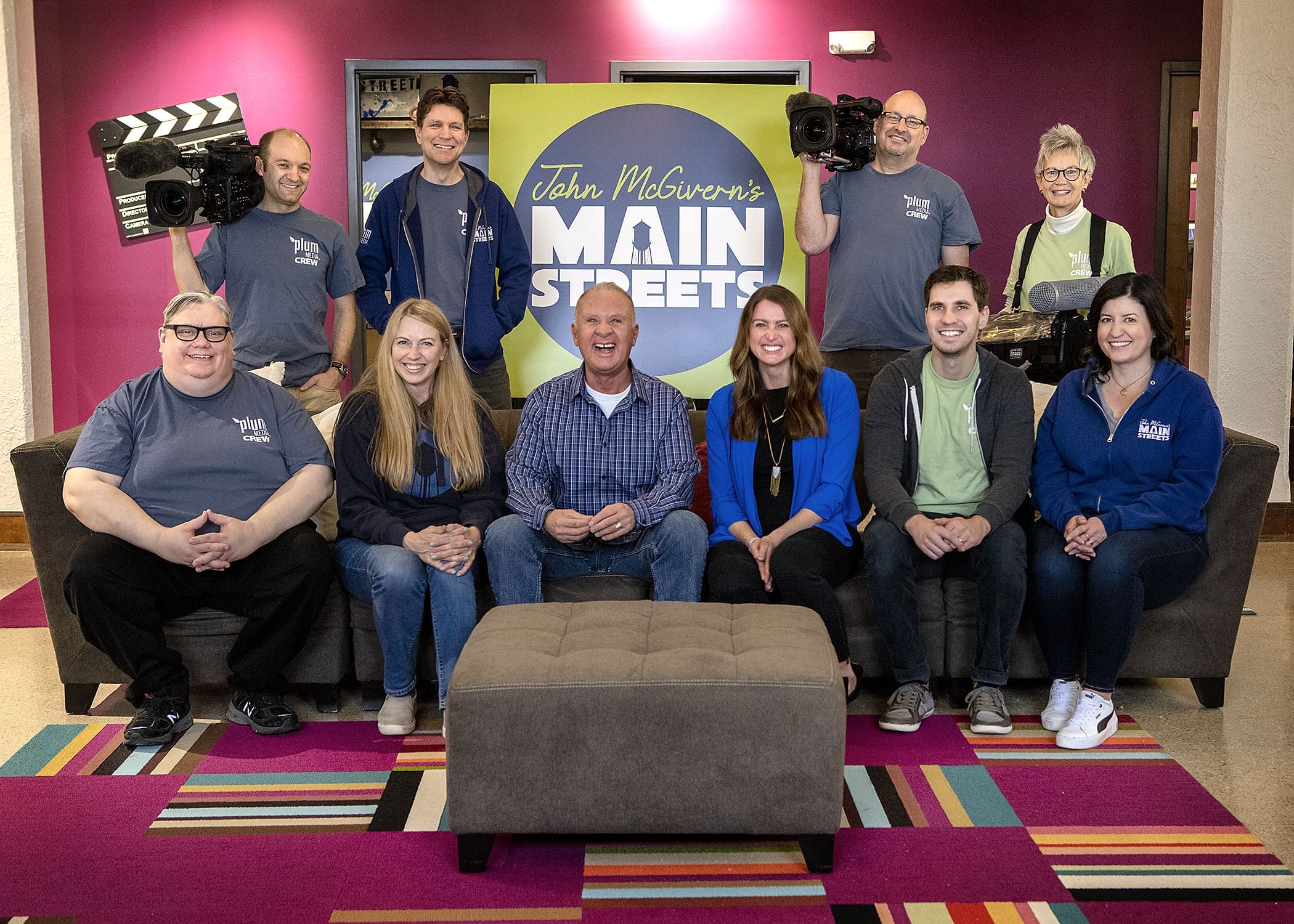 The crew of John McGivern's Main Streets The crew of John McGivern's Main Streets